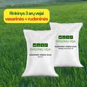 Trąšų rinkinys (vasara+ruduo) 3 arų vejai